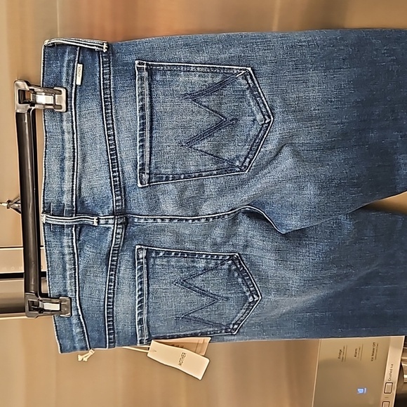 💕MOTHER💕 The Down Low Weekender Heel Jeans ~ High Tide 31 NWT - Picture 13 of 16